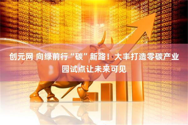 创元网 向绿前行“碳”新路！大丰打造零碳产业园试点让未来可见