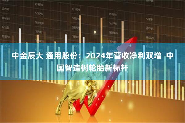 中金辰大 通用股份：2024年营收净利双增  中国智造树轮胎新标杆